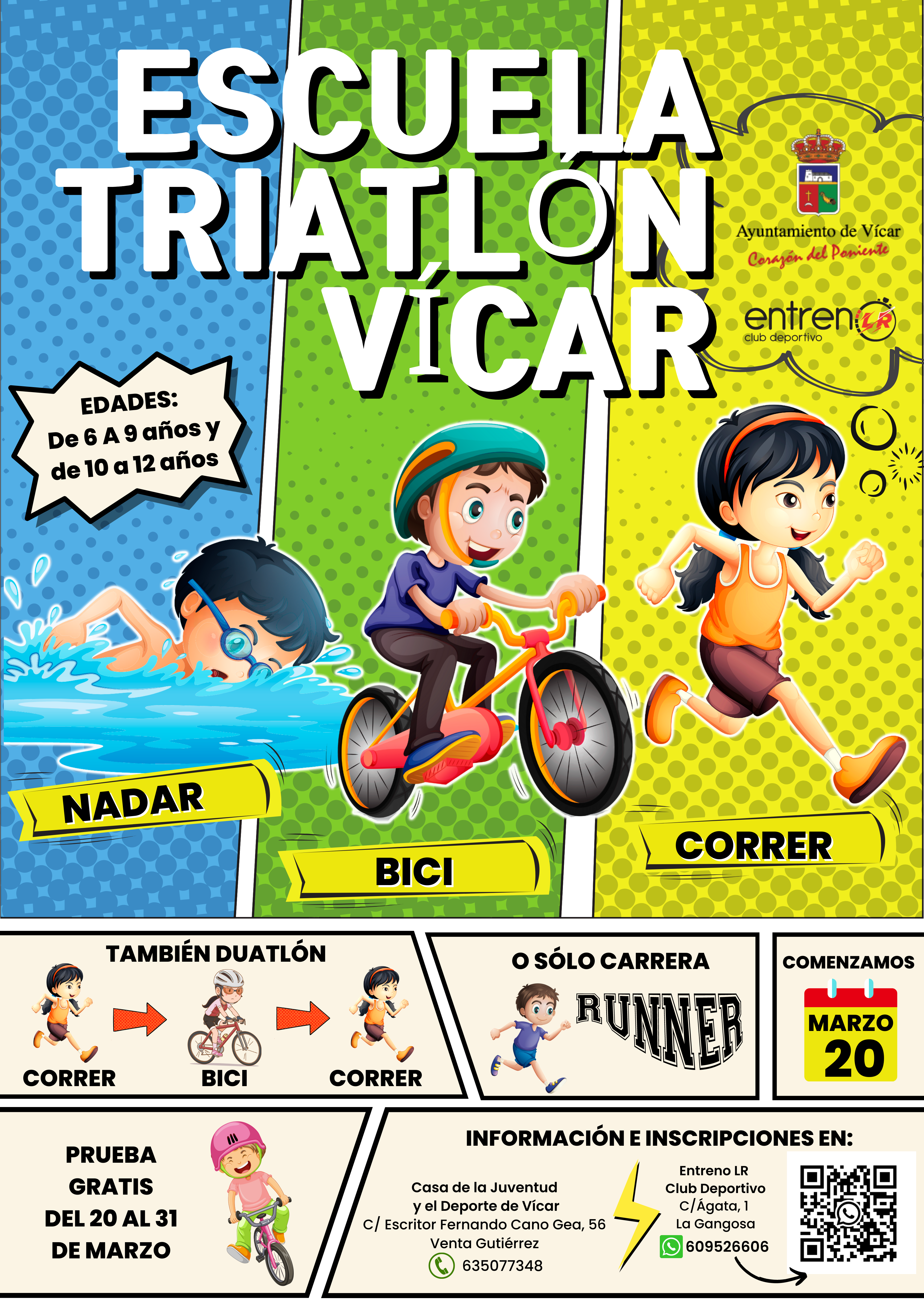 ESCUELA INFANTIL DE TRIATLÓN